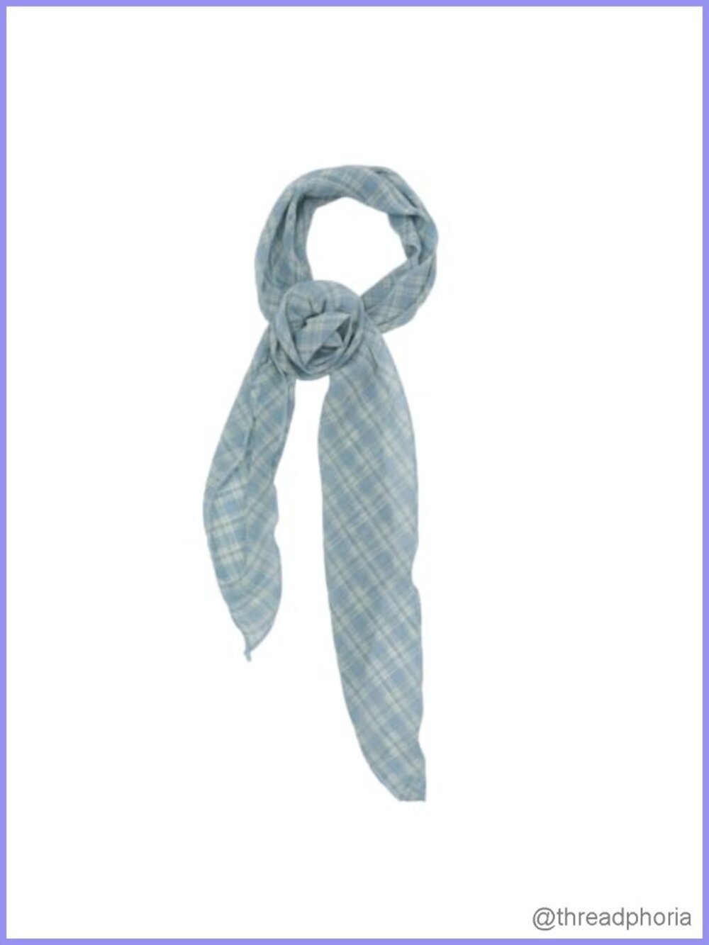 Women's Plaid Scarf with Detachable Flower - Polyester Fashion Scarf